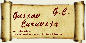 Gustav Ćuruvija vizit kartica